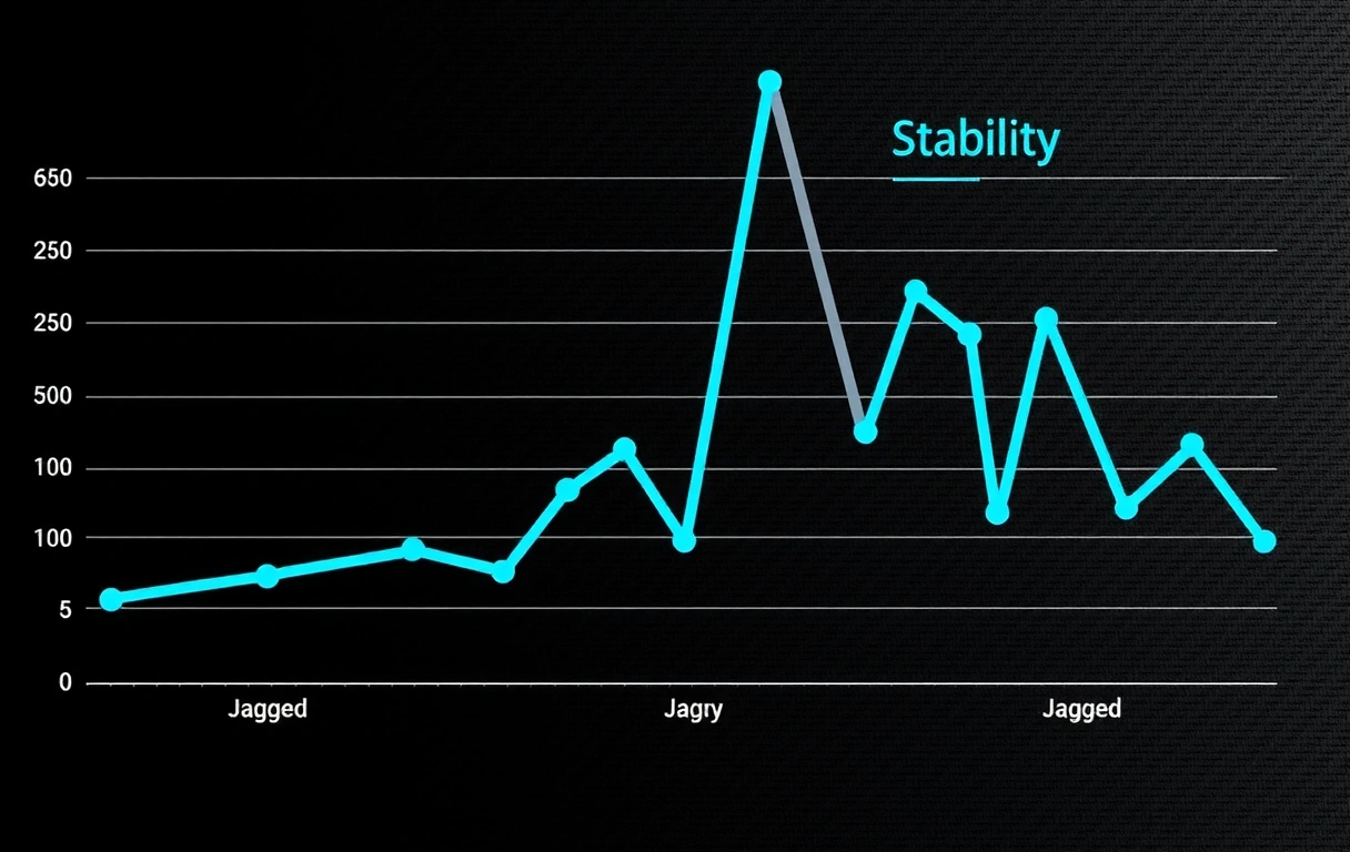 Grafico stabilità segnale